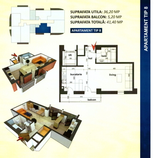 Plan Apartament Tip 8